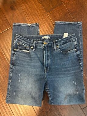 Good American Good Legs Straight Denim Jeans - Classic Straight Fit